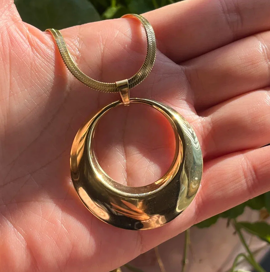 Chunky O-Ring Pendant Necklace